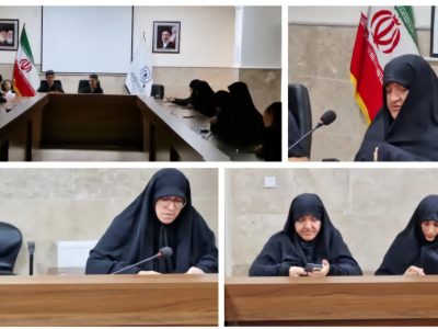 نوای مداحان نوجوان در مراسم سوگواری حسینی حوزه علمیه خواهران گلستان طنین‌انداز شد