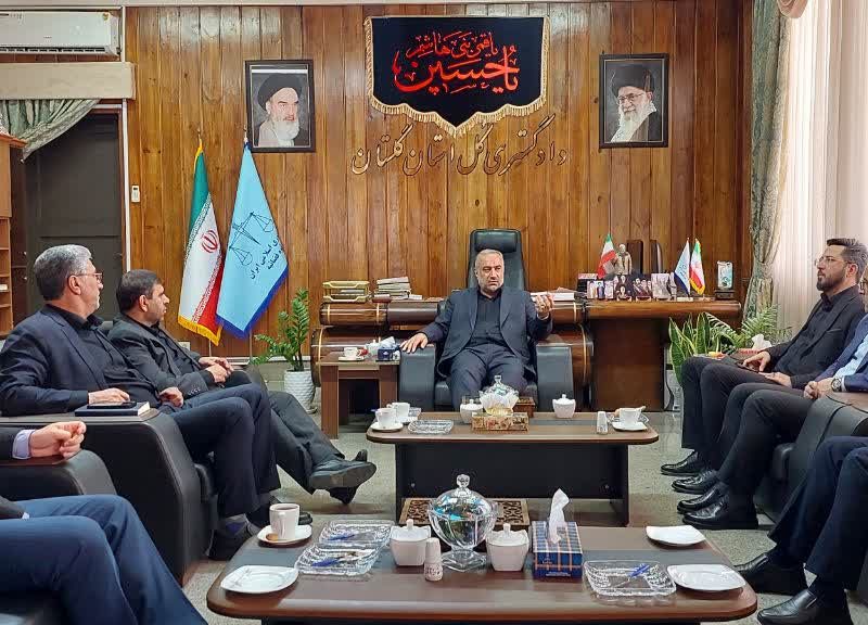 دیدار نمایندگان مردم گلستان در مجلس شورای اسلامی با رئیس کل دادگستری استان