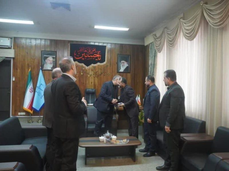 دیدار رییس و تعدادی از مدیران کانون وکلای گلستان با رییس کل دادگستری استان