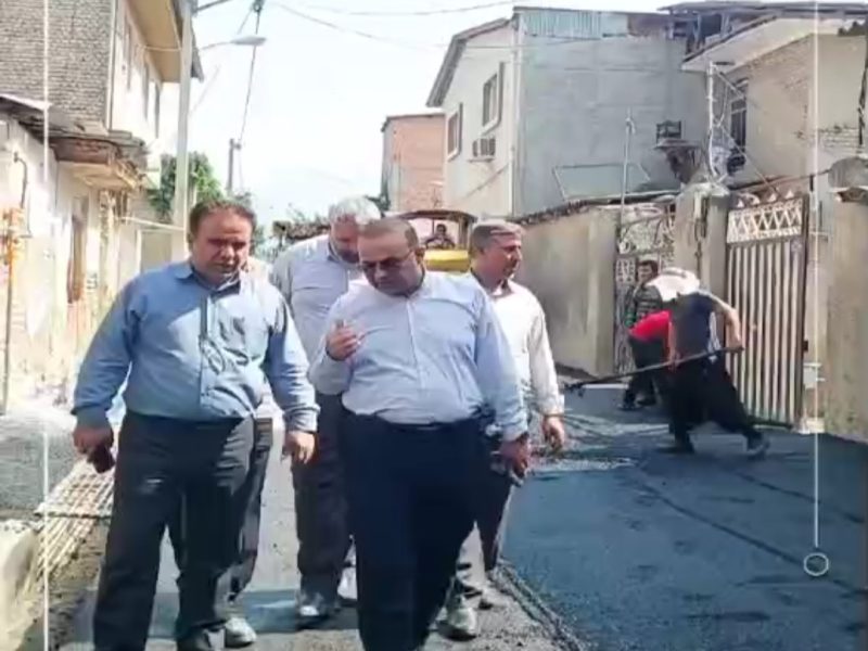 پیگیری مشکلات روستای امیرآباد در بازدید میدانی فرماندار گرگان