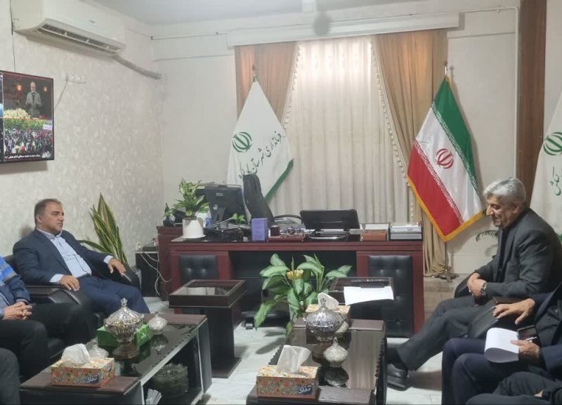 دیدار مدیرعامل شرکت آب و فاضلاب استان گلستان با فرماندار شهرستان گالیکش