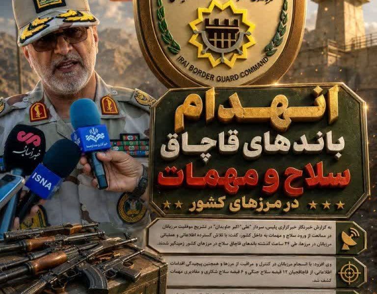 عملیات موفق مرزبانی در مقابله با قاچاقچیان سلاح؛ ۵ نفر دستگیر شدند