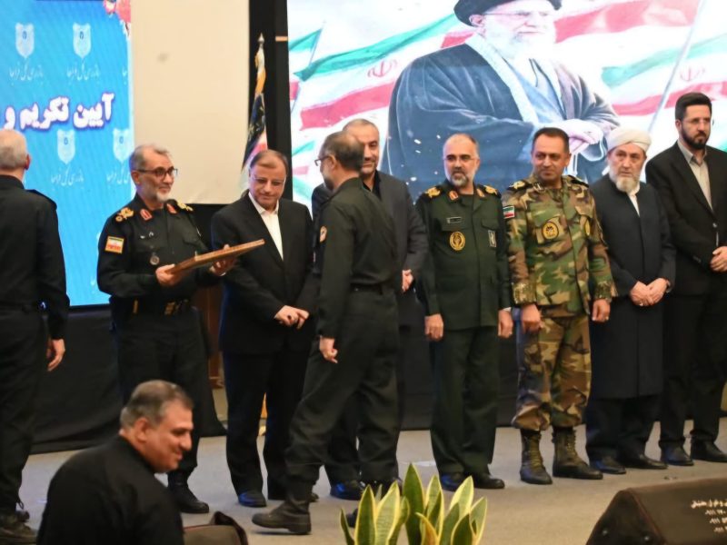 حضور جانشین فرمانده کل انتظامی در آیین معارفه فرماندهان جدید استان گلستان