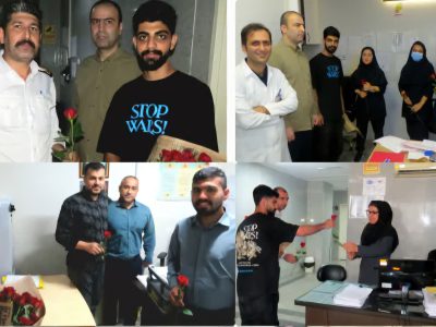 حرکتی نمادین در پاسداشت تلاش‌های کادر درمان