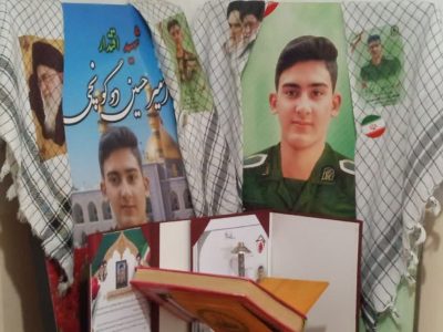 دیدار حجت الاسلام والمسلمین غلامعلی با خانواده شهید مدافع وطن در شهرستان آق قلا