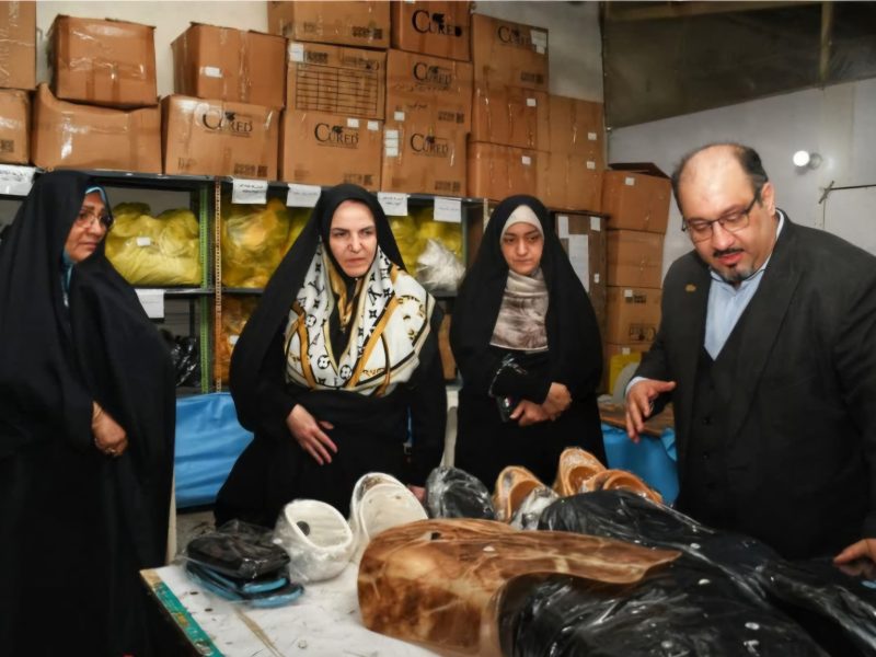 بازدید مشاور رئیس جمهور از شرکت دانش بنیان ارتوپدی گلستان