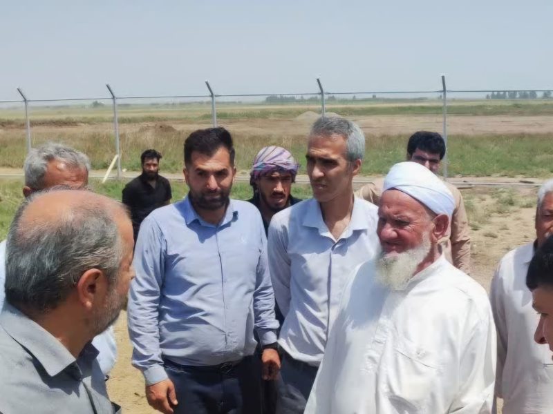 بازدید میدانی فرماندار علی آبادکتول از نیروگاه خورشیدی استاجیق