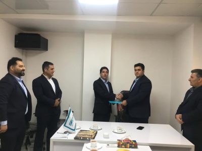 آیین معارفه مدیر جدید بیمه دی شعبه گنبد  کاووس برگزار شد