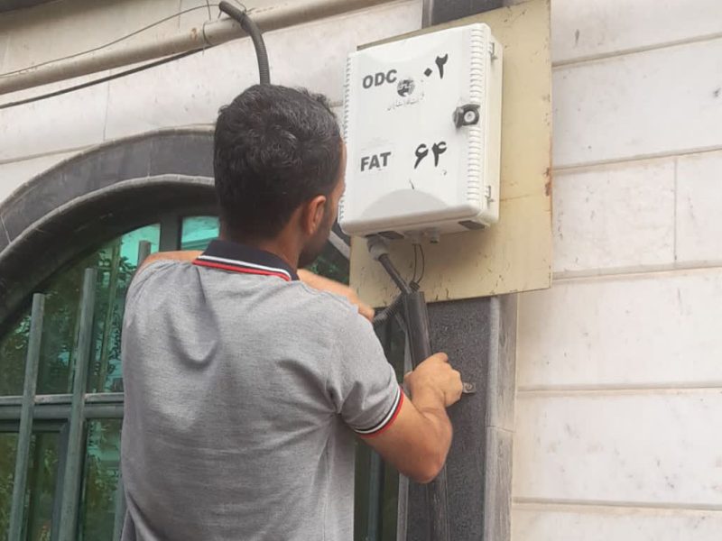تقویت زیرساخت فیبرنوری در خیابان سردار کردکوی