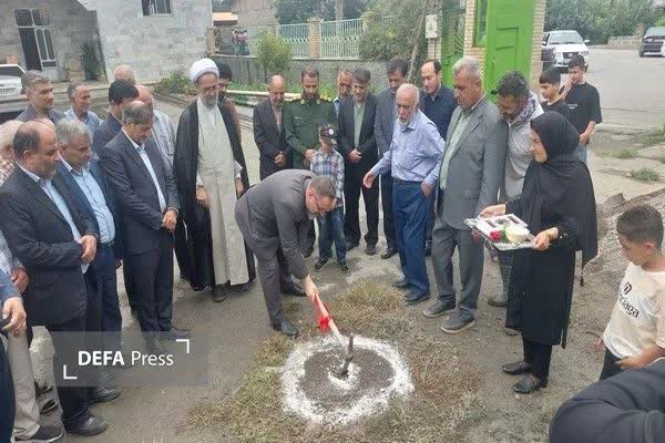 کلنگ احداث یادمان شهید گمنام در روستای «گلافرا» بندرگز به زمین خورد/ تبدیل یادمانها به «قطب فرهنگی»؛ اولویت اصلی