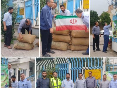 فضاسازی و آذین‌بندی ستاد و اداره گاز رسانی استان به مناسبت گرامیداشت هفته دفاع مقدس