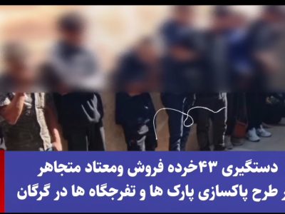 ضربه پلیس گرگان به خرده‌فروشان مواد مخدر و سارقان؛ ۴۳ نفر دستگیر شدند